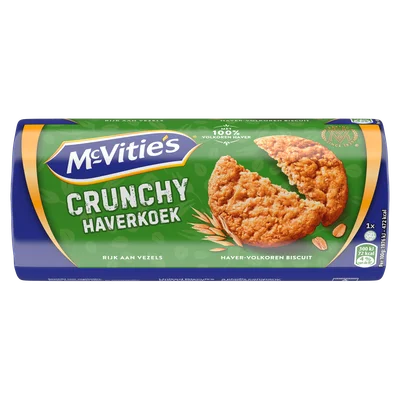 Mcvities Crunchy haverkoek Rol 255 g