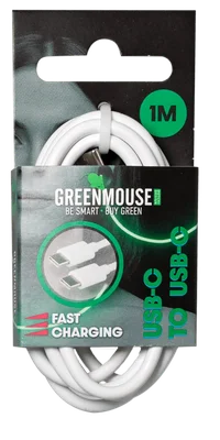 GreenMouse USB-C to USB-C data cable - 1m Wikkel 1 st