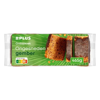 PLUS Ontbijtkoek Gember ongesneden Wikkel 465 g