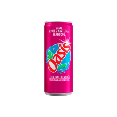 Oasis Appel Cassis Framboos Blik 330 ml