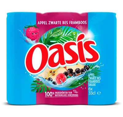Oasis Appel Cassis Framboos Krimp 1980 ml