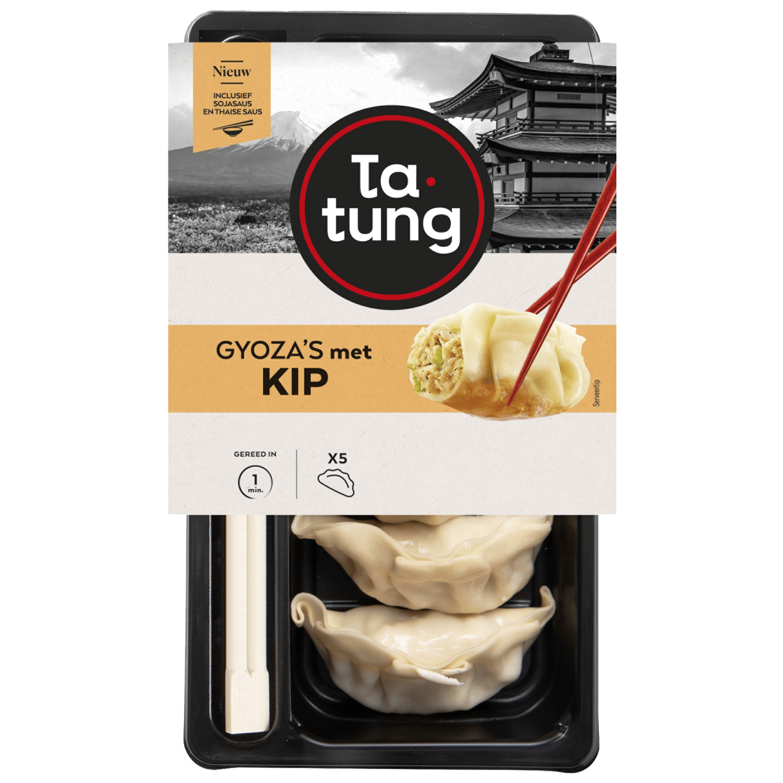 Ta-Tung Gyoza met garnalen Doos 144 g