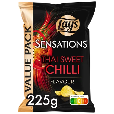 Lays Sensations Thai Sweet Chili Value Pack Zak 225 g