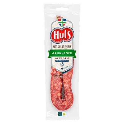 Huls Groninger metworst Zakje 150 g