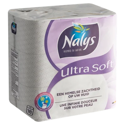 NALYS Ultra Soft toiletpapier Zak 18 st
