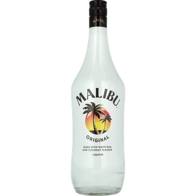 Malibu rum white Fles 1000 ml