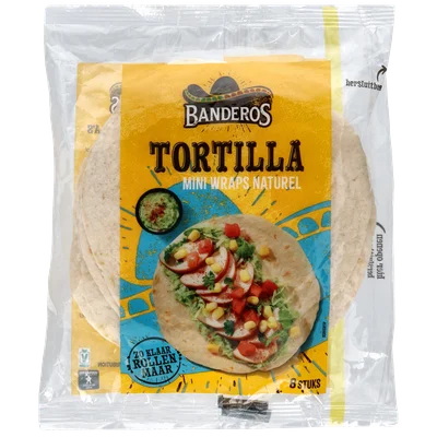 Banderos Tortilla wraps mini Zakje 230 g
