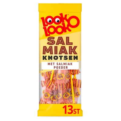 Look o Look Salmiakknotsen Zak 136 g