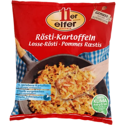 11er Voorgebakken losse Rösti Zakje 500 g