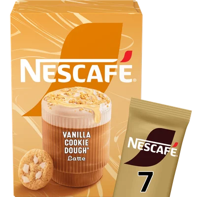 Nescafe Vanilla cookie dough sticks Doos 7 st