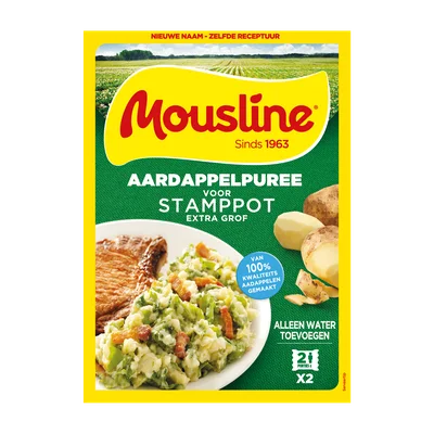 Mousline Aardappelpuree voor Stamppot Doos 230 g