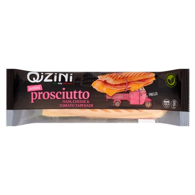 Qizini Panini prosciutto Stuk 160 g