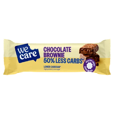 WeCare Chocolate Brownie Wikkel 60 g