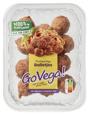 Go Vega Plantaardige balletjes Tray 200 g