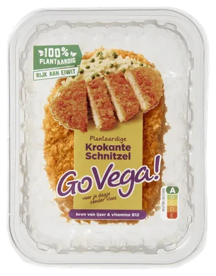 Go Vega Krokante kipschnitzel Tray 220 g