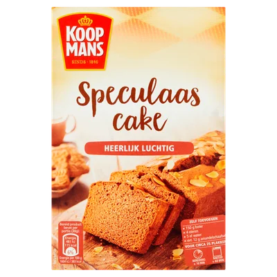 Koopmans Speculaascake bakmix Doos 400 g