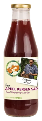 GIJS Appel-kersensap Fles 740 ml