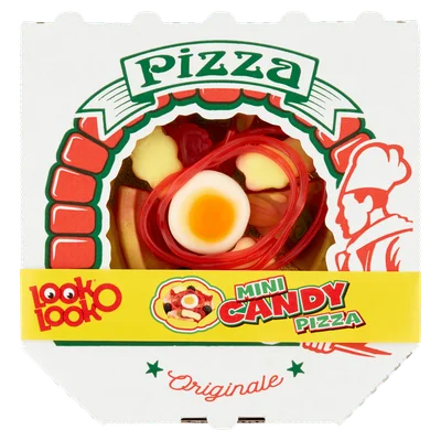 Look o Look Mini snoep pizza Doos 85 g