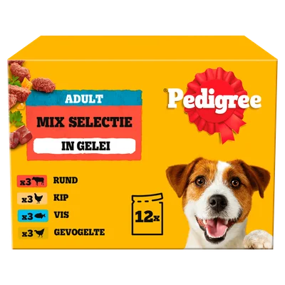 Pedigree Maaltijdzakjes adult mix select Doos 1200 g