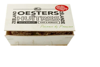 Premier Zeeuwse oesters 6 stuks met mes Mand 665 g