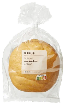PLUS Schotel eierkoeken Zak 280 g