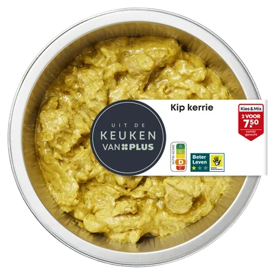 Uit de keuken van Kip kerrie Bakje 300 g