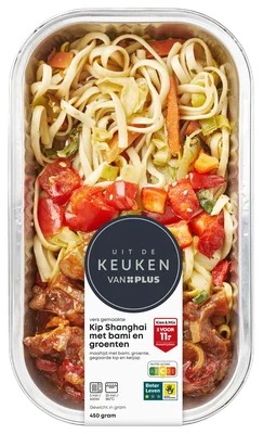 Uit de keuken van PLUS Kip Shanghai Bakje 450 g