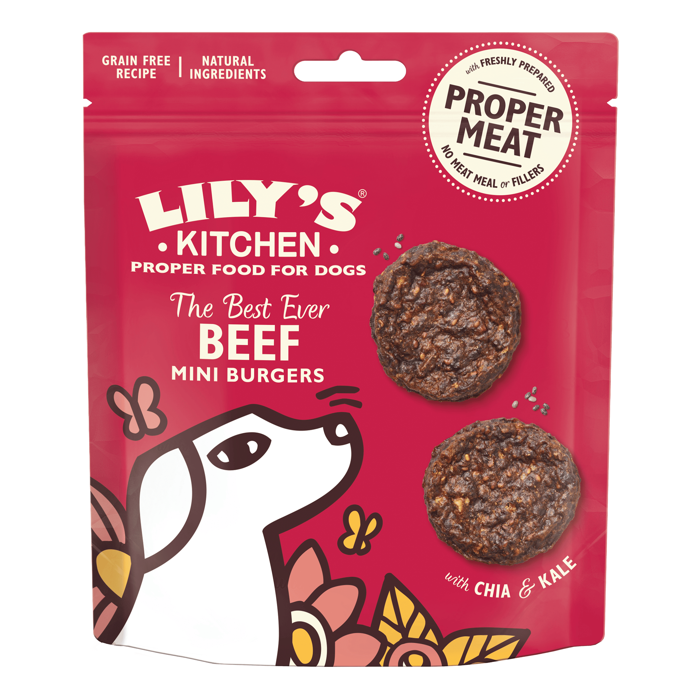 Lily's Kitchen dog the best ever beef mini burgers Stazak 70 g