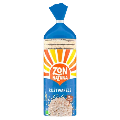 Zonnatura Rijstwafels naturel Krimp 130 g