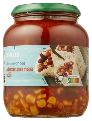 PLUS Bonenschotel Mexicaans Pot 710 g