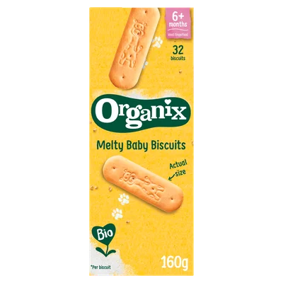 Organix Baby biscuits BIO 6+ Doos 160 g