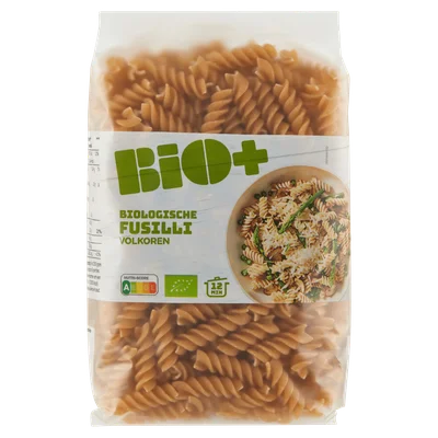 BIO+ Fusilli volkoren Zak 500 g