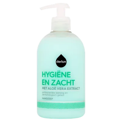 Derlon Vloeibare handzeep hygiëne en zacht Fles 500 ml