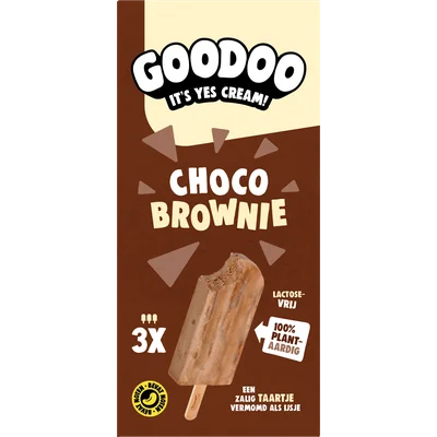 Goodoo Choco Brownie triopack Doos 210 ml