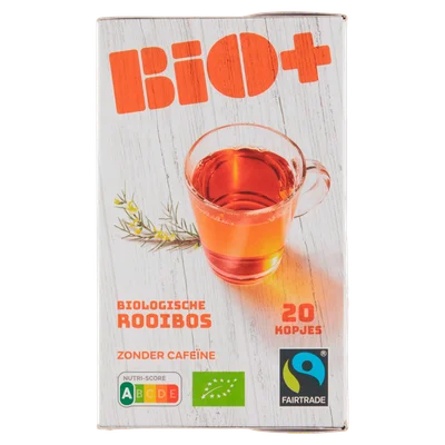 BIO+ Rooibos Fairtrade Doos 20 st