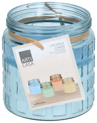 Arti Casa Wax LED-kaars Zwart Stuk 1 st