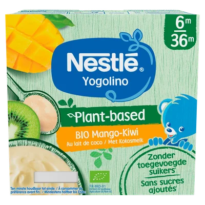 Nestlé plant-based mango kiwi toetje Wikkel 360 g
