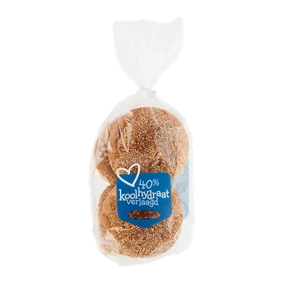 Goedhart Koolhydraat verlaagde volkorenbollen Zak 260 g