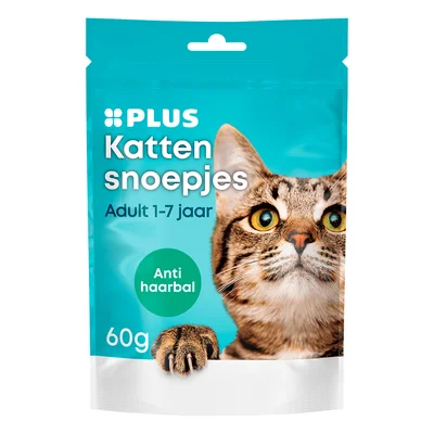 PLUS Kattensnoepjes anti haarbal Stazak 70 g