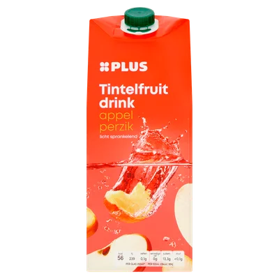 PLUS Tintelfruit appel perzik Pak 1500 ml