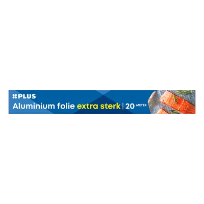 PLUS Aluminiumfolie extra sterk 20m Doos 1 st