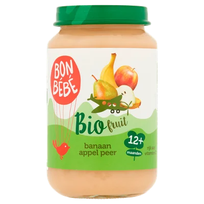 Bonbebe Bio 12mF1206 Banaan Appel Peer Pot 200 g