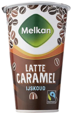 Melkan Ijskoffie caramel Fles 250 ml