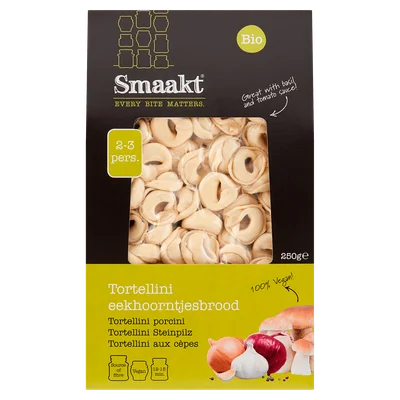 Smaakt Tortellini paddestoelen Doos 250 g