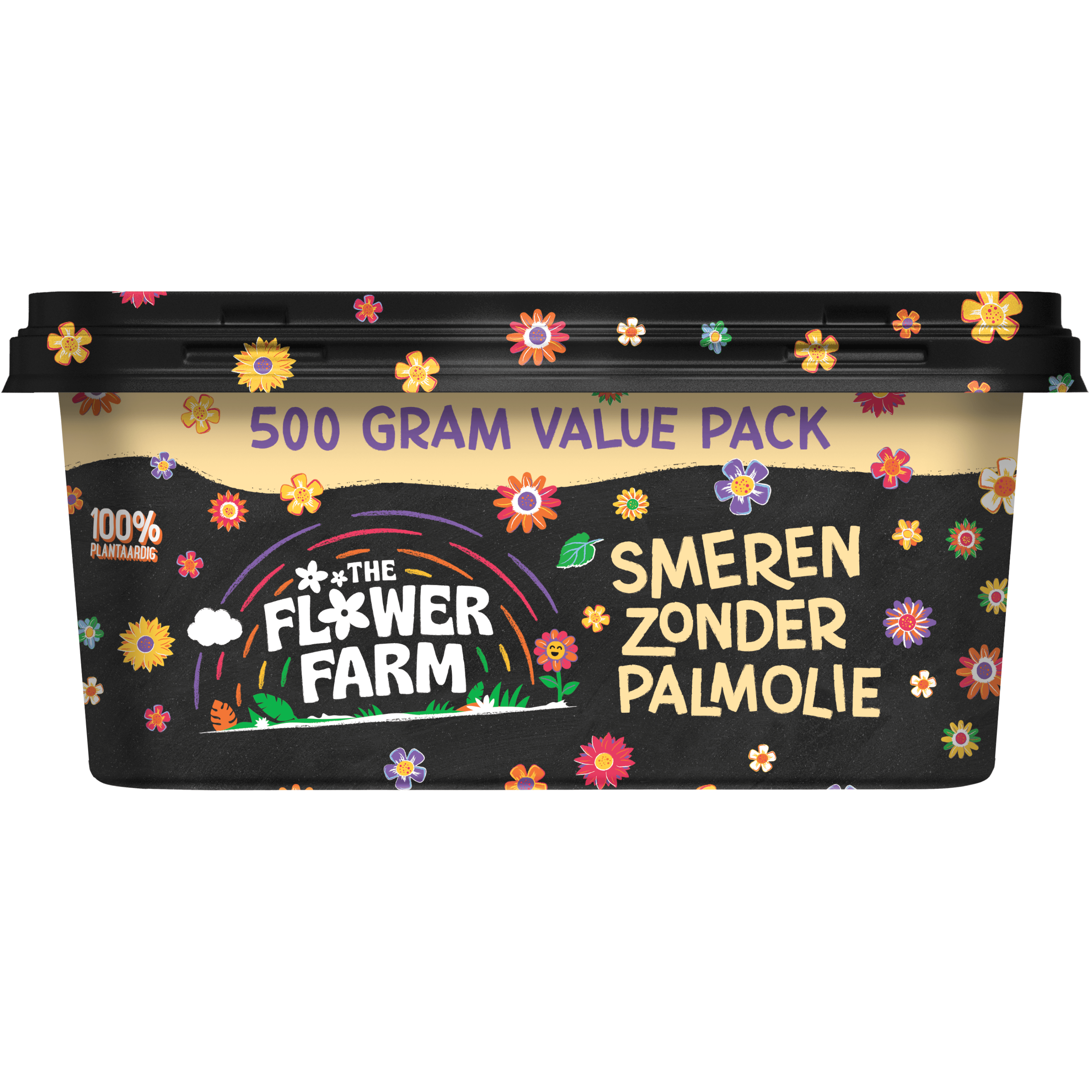 The Flower Farm Smeren zonder palmolie 500g Kuipje 500 g