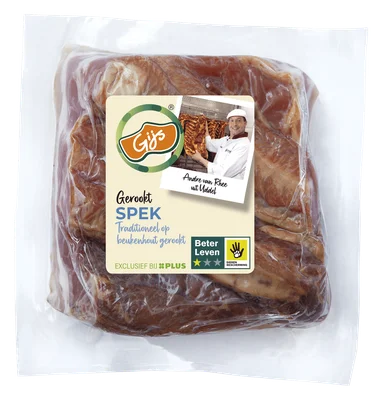 GIJS Mager gerookt spek 250 gram