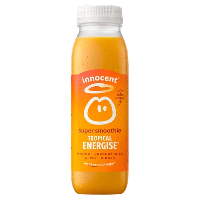 Innocent Super smoothie tropical energise Fles 300 ml