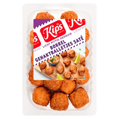 Kips Saté gehaktballetjes Tray 320 g
