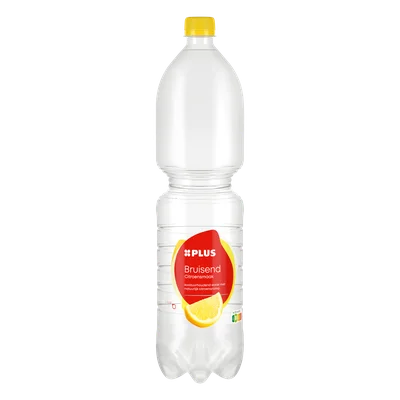 PLUS Bruisend water citroen Fles 1500 ml