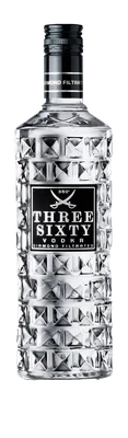 Three Sixty Vodka Fles 700 Ml
